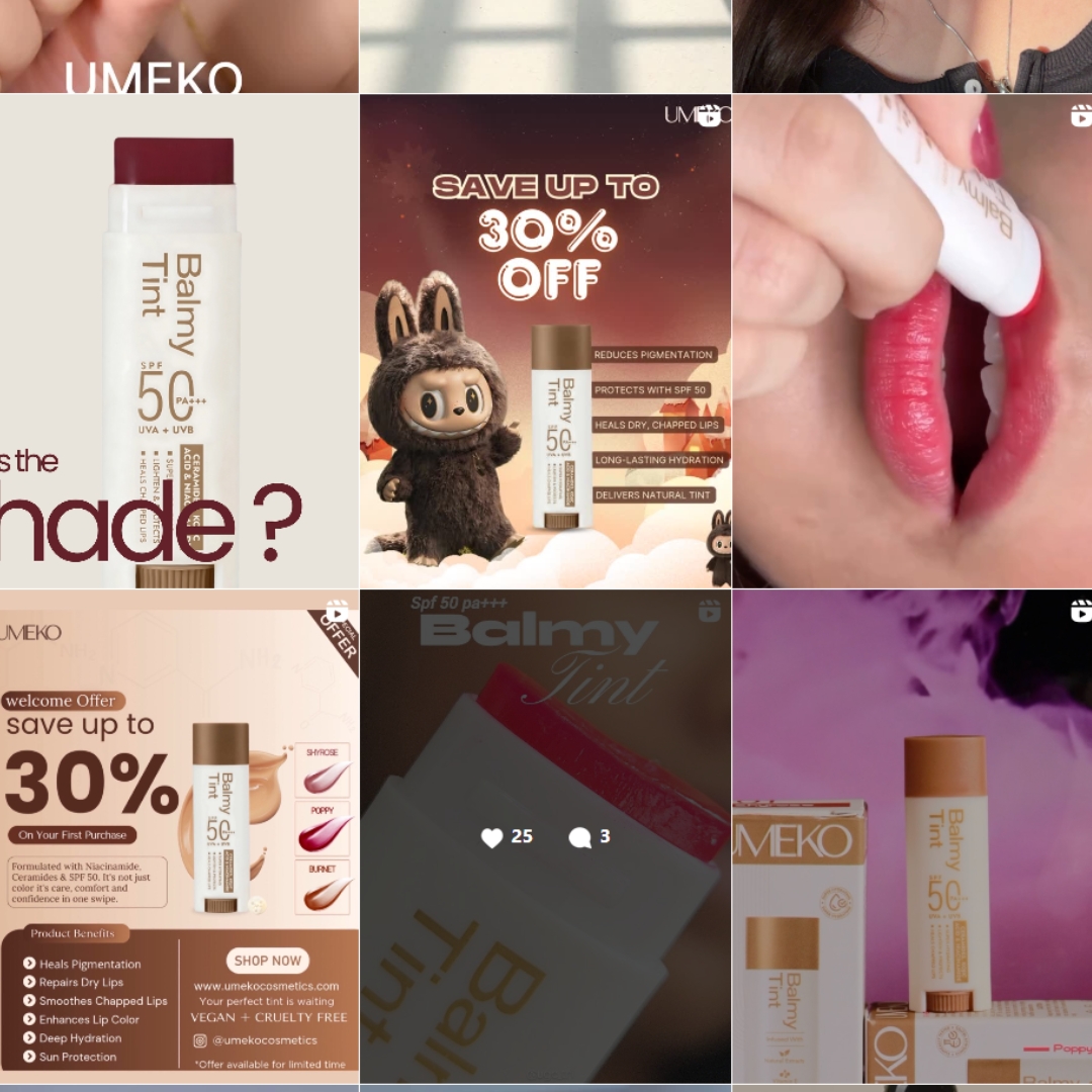 Umeko Cosmetics - Abunvo Digital SOlutions Client - Website Development and Social Media Marketing