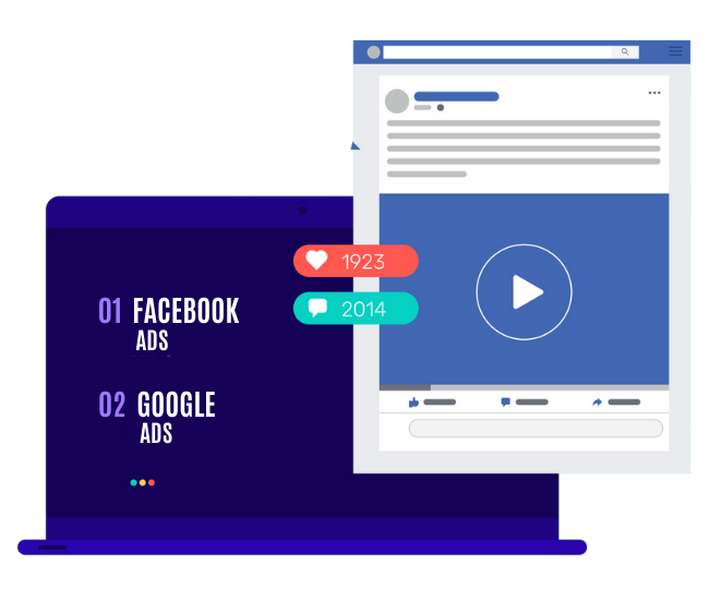 Facebook Ads and Google Ads Services - Best Facebook Ads and Google Ads Services - Best Facebook Ads and Google Ads Services in Kandivali - Abunvo Digital Solutions #abunvo