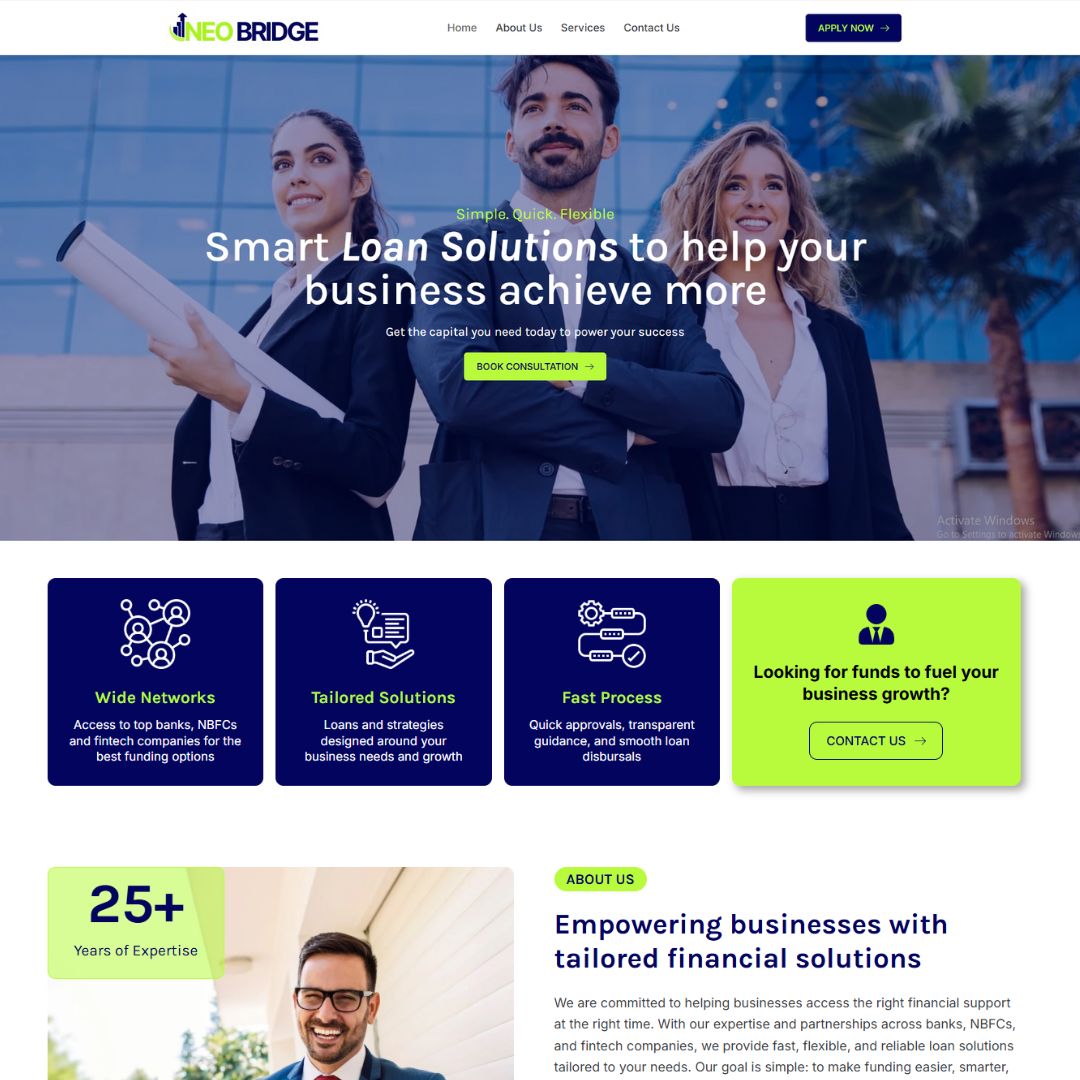 Neobridge Capital - Website Development